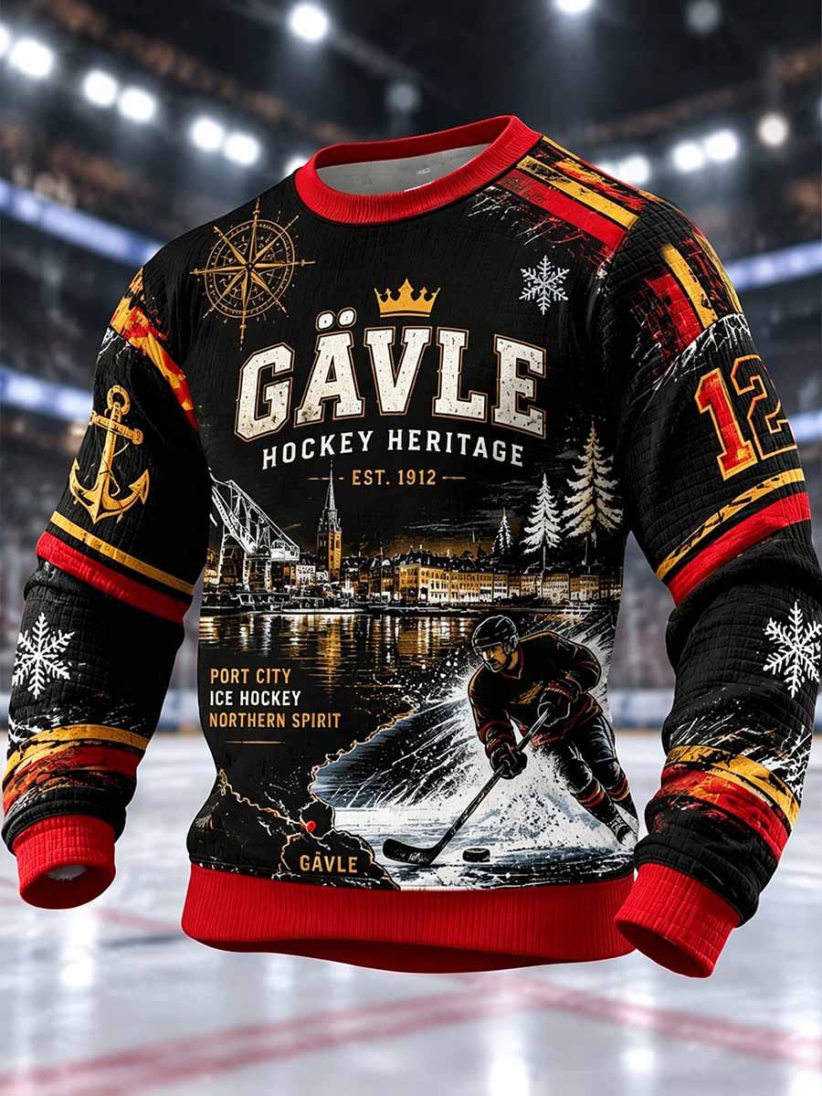 Herrtröja med grafik från Gävle Hockey Team