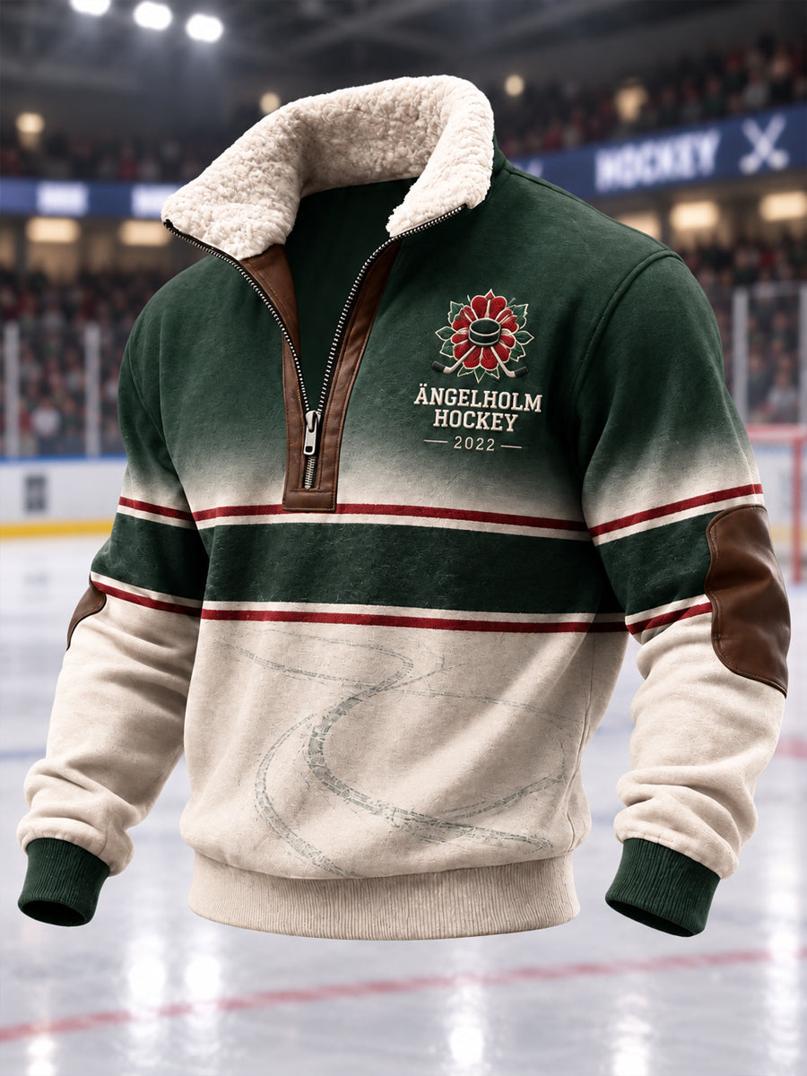 Mäns hockey Ängelholms klassiska kvarter Zip Pullover
