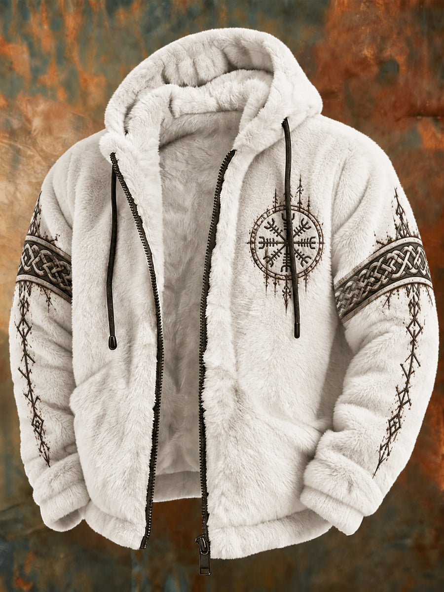 Mans vikingaskjorta i flanell