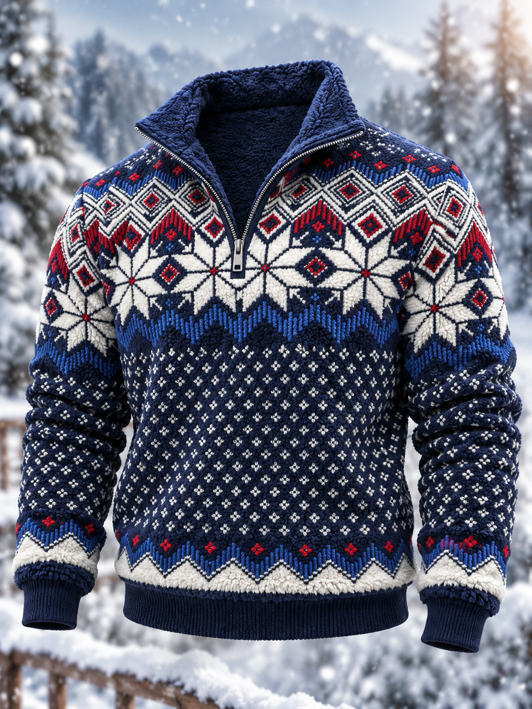 Herre Dale of Norway flanellgenser