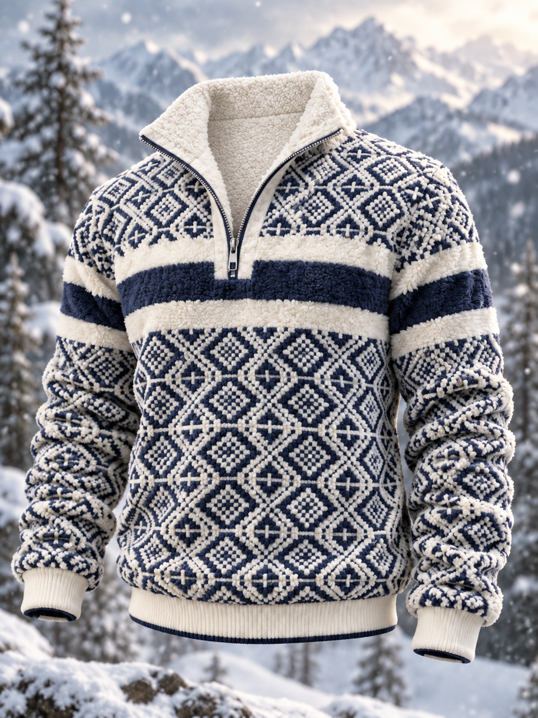 Herre Dale of Norway flanellgenser