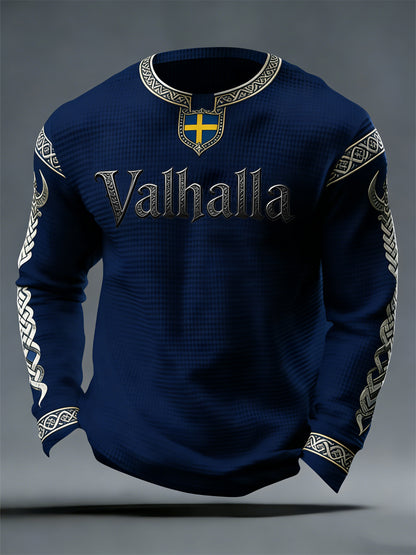 Men's Swedish Viking-style Valhalla Waffle Top