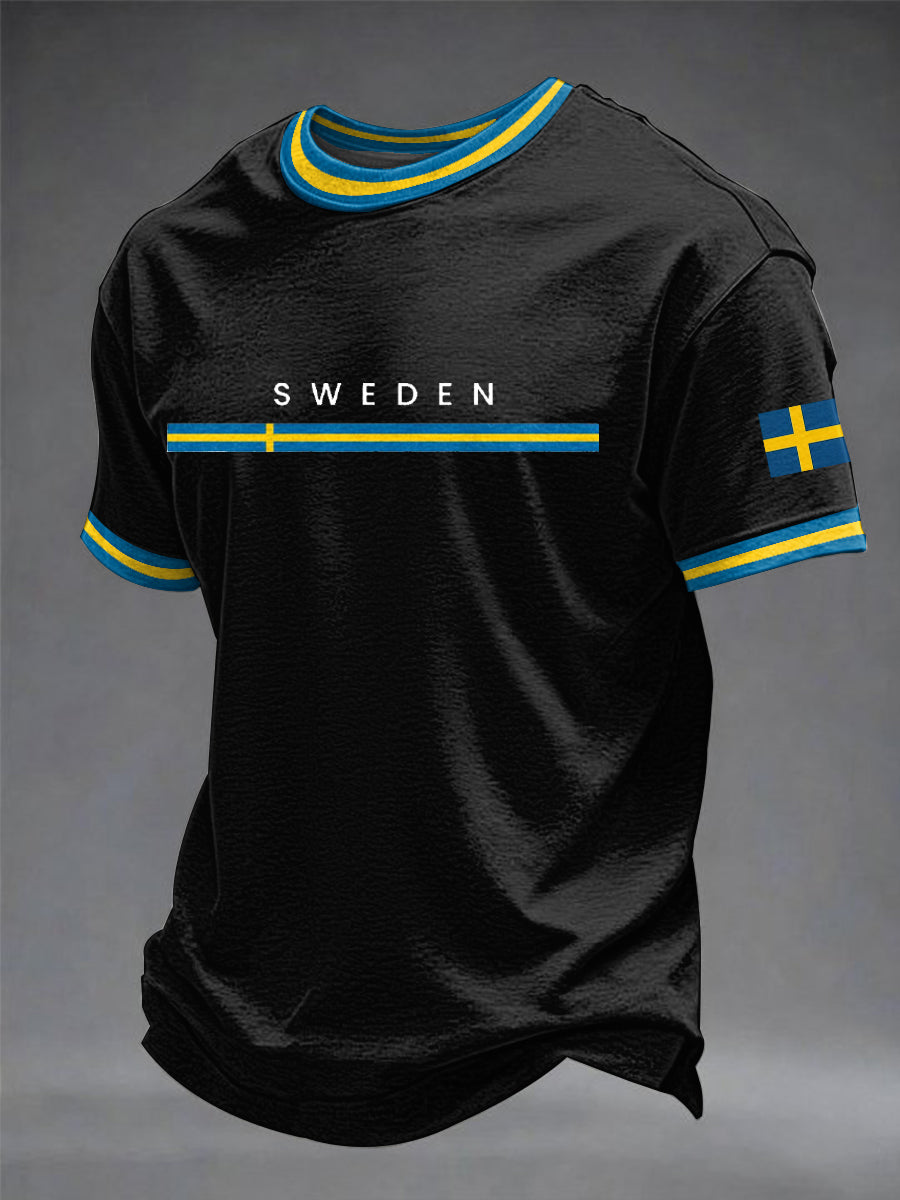 Men's Swedish Art Printed T-shirt