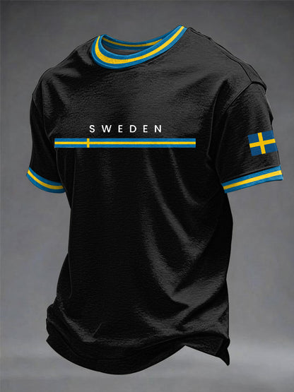Men's Swedish Art Printed T-shirt