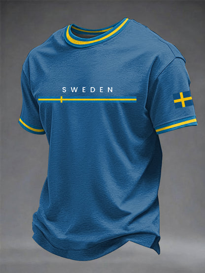 Men's Swedish Art Printed T-shirt