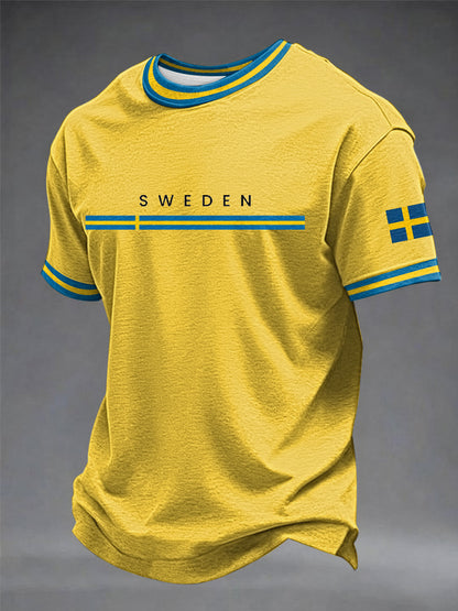Men's Swedish Art Printed T-shirt