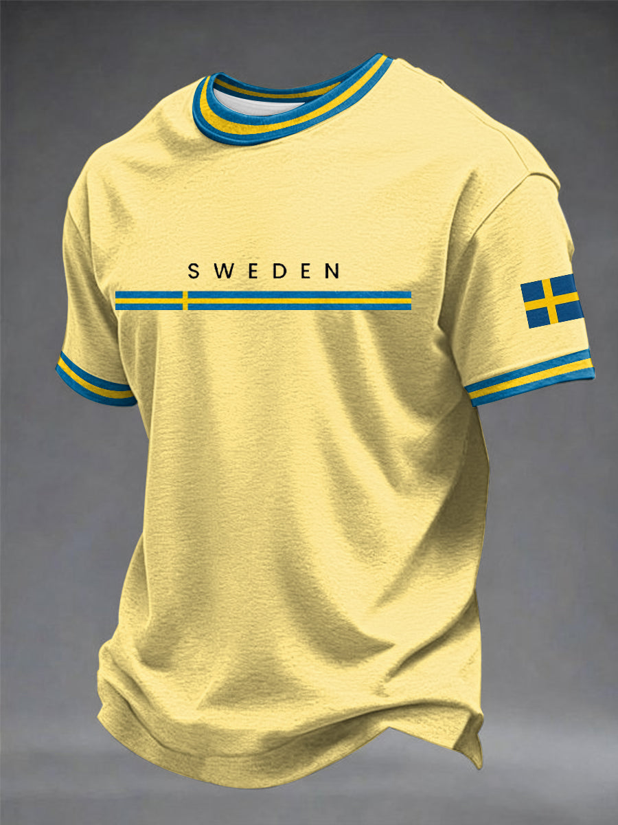 Men's Swedish Art Printed T-shirt