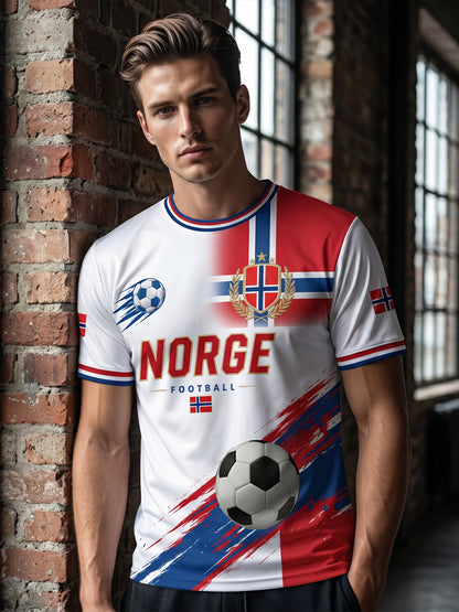 Men's Football Match in Norway Art Print T-Shirt