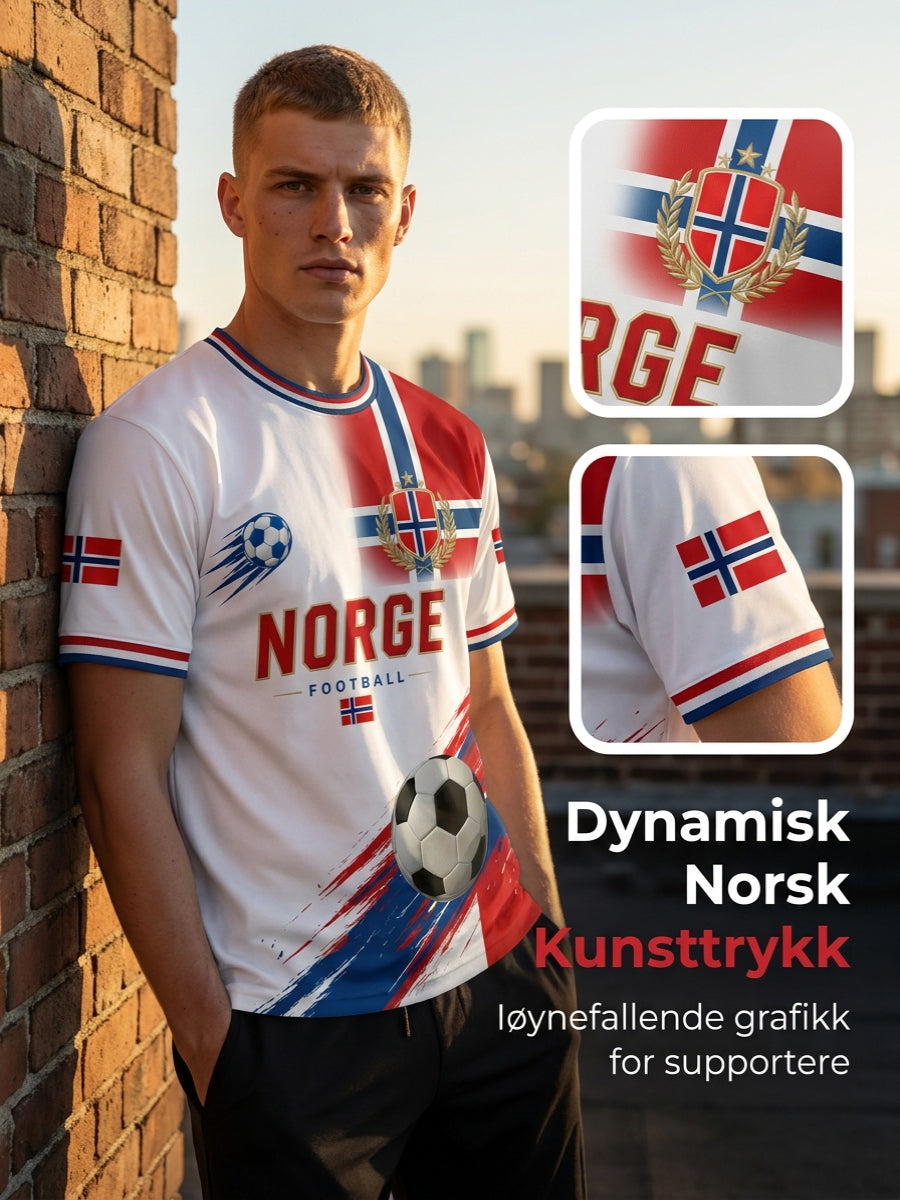 Men's Football Match in Norway Art Print T-Shirt