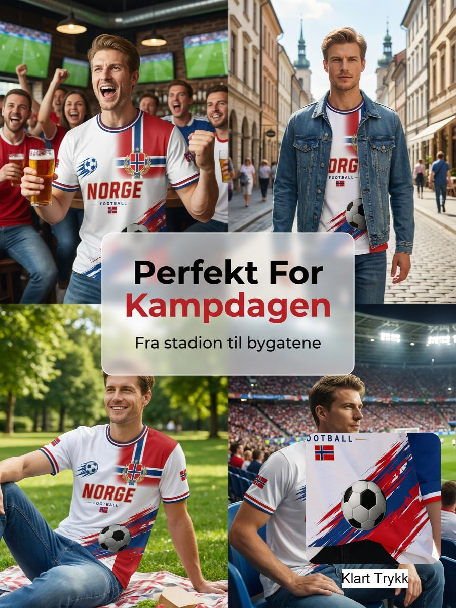 Men's Football Match in Norway Art Print T-Shirt