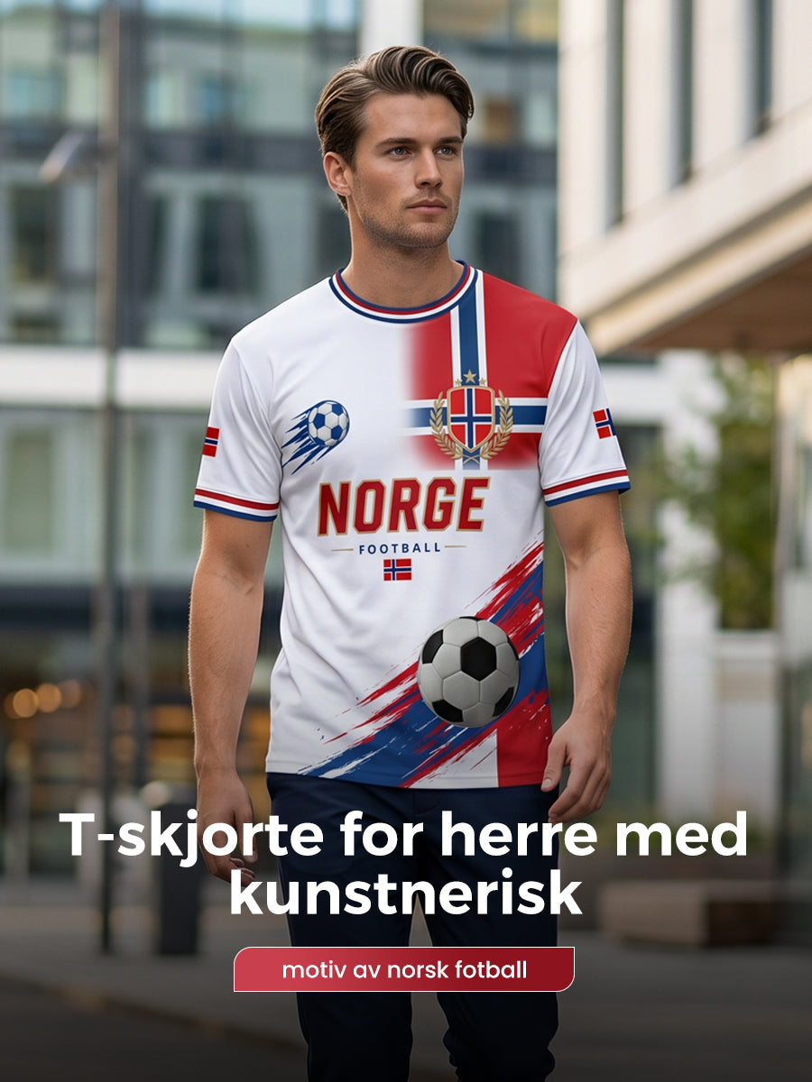 Men's Football Match in Norway Art Print T-Shirt