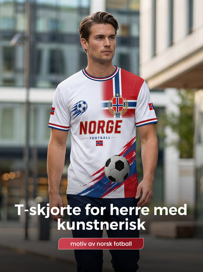 Men's Football Match in Norway Art Print T-Shirt