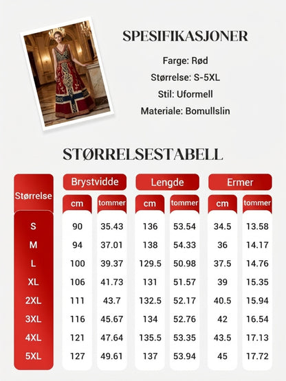 Women's Nordic Scandinavian Style Viking Art Print Dress