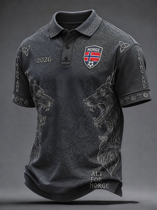 Herrespillere Norge Fotball T-skjorter