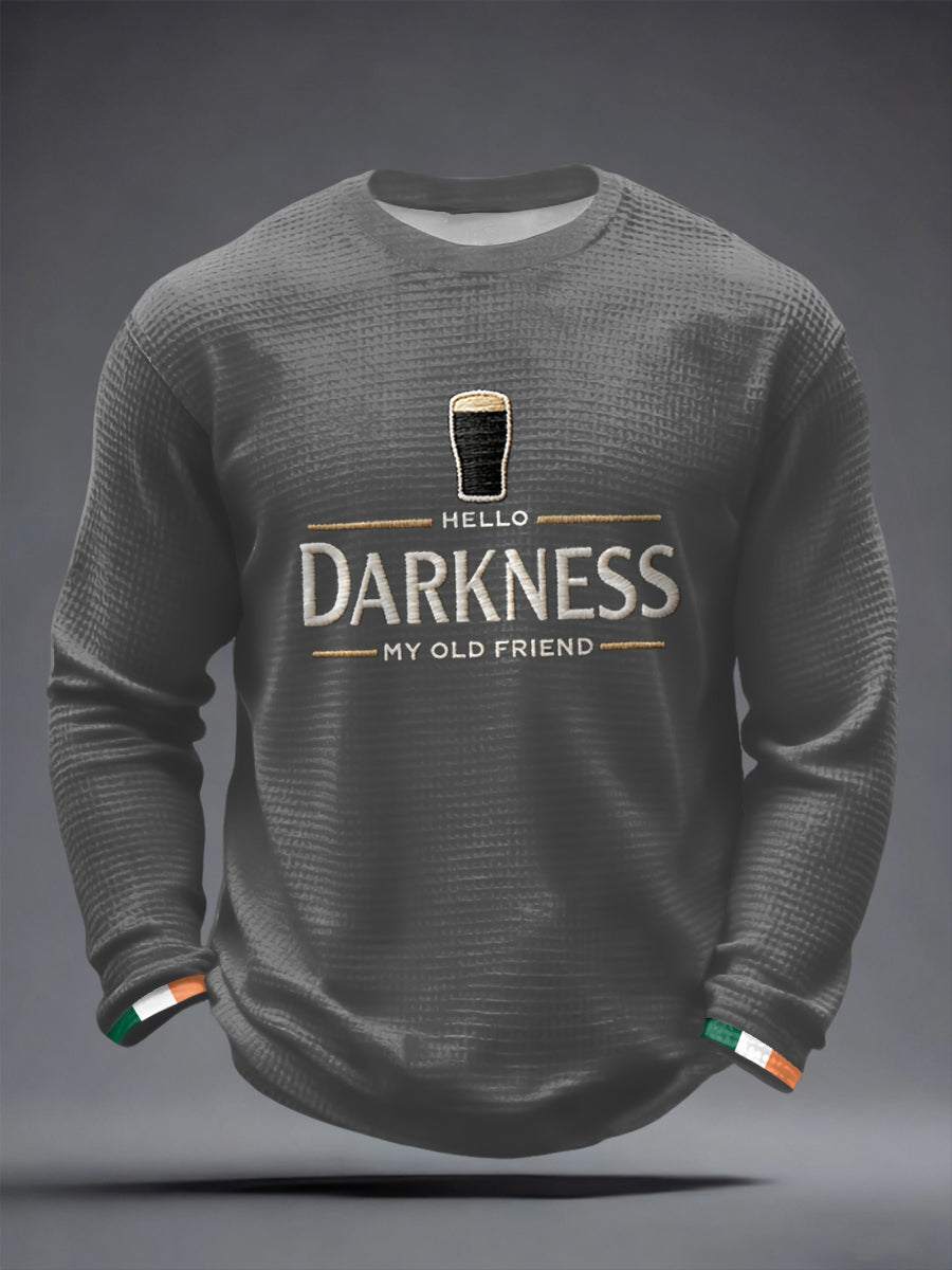 Lord's hello darkness My old friend Waffle Long Sleeve T-shirt