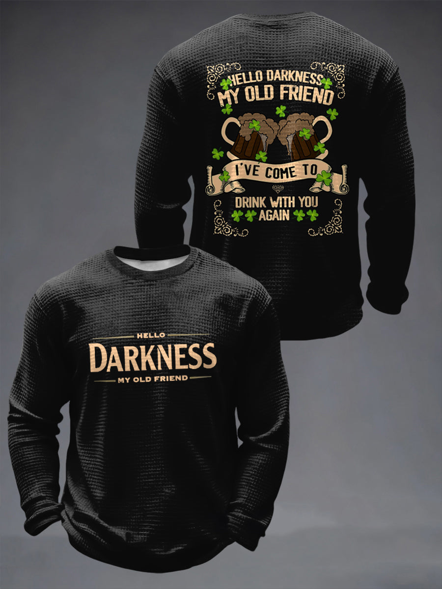 Lord's hey darkness My old friend Waffle Long Sleeve T-shirt