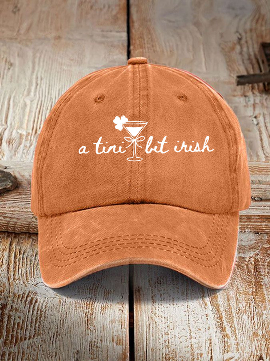 Unisex A Tini Bit Irish Baseball Caps