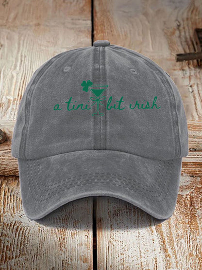 Unisex A Tini Bit Irish Baseball Caps