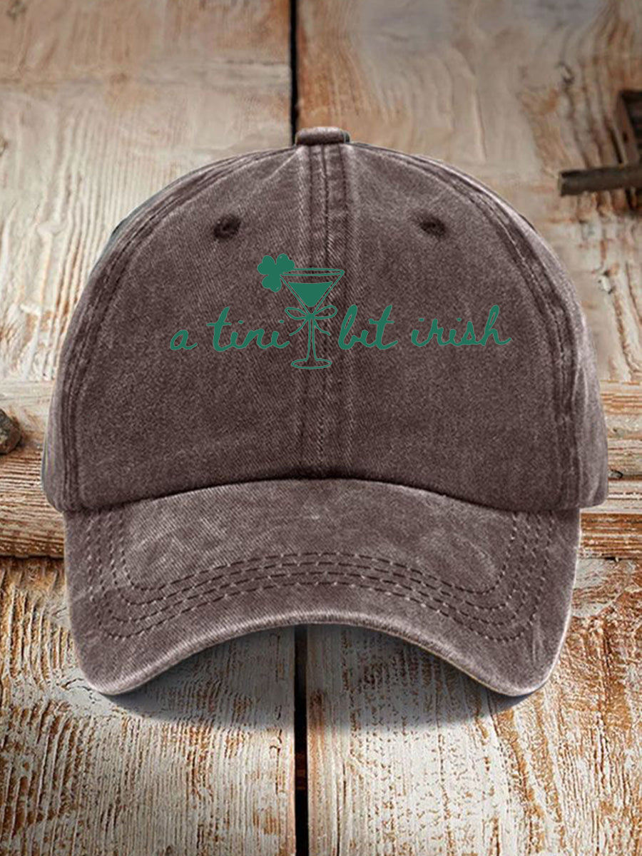 Unisex A Tini Bit Irish Baseball Caps