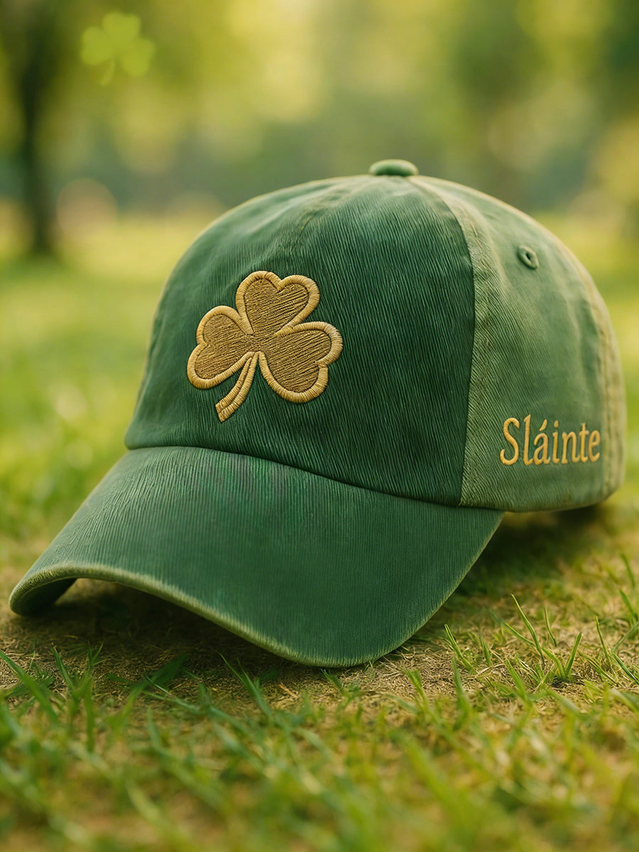 Unisex St. Patrick's Day Shamrock Print Hat