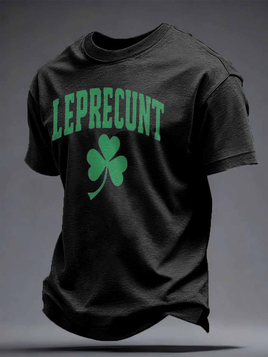 Unisex St. Patrick's Day Shamrocks Funny Printed T-Shirt