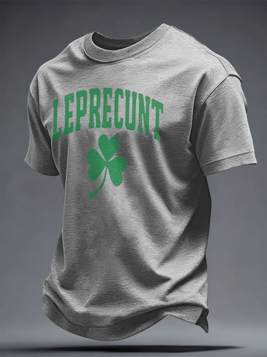 Unisex St. Patrick's Day Shamrocks Funny Printed T-Shirt