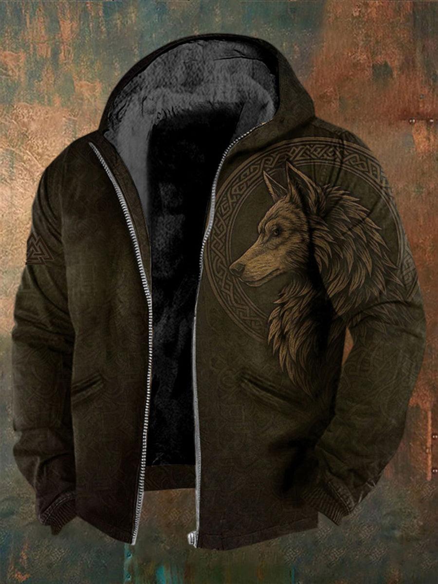 Viking fleece-lined jacket