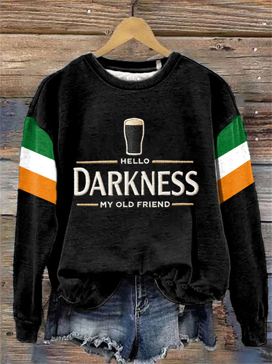 Kvinnor Hej mörker Min gamla vän Skriv ut Casual Sweatshirt