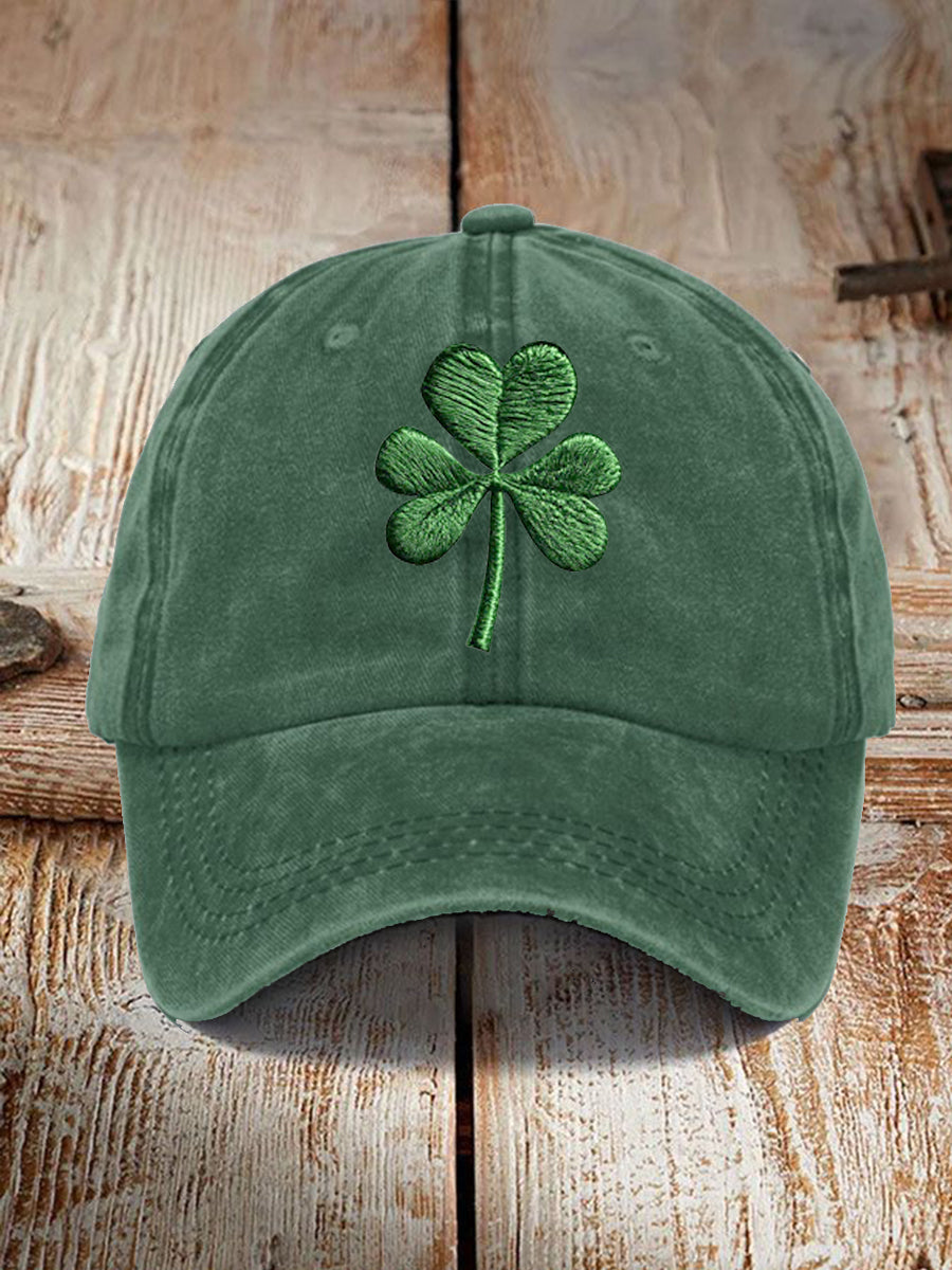Unisex distressed cotton St. Patrick's Day hat