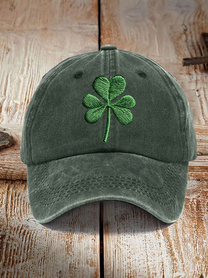 Unisex distressed cotton St. Patrick's Day hat