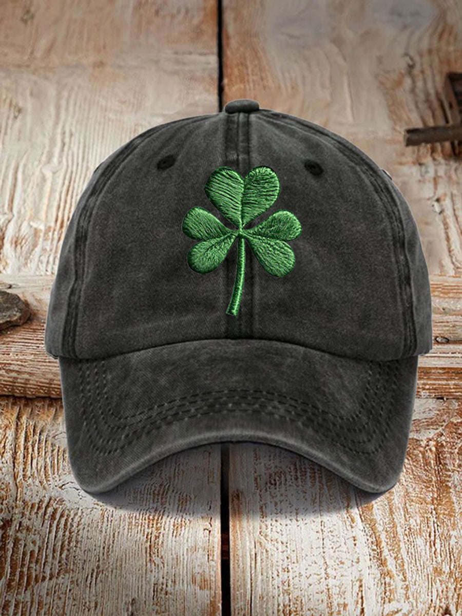 Unisex distressed cotton St. Patrick's Day hat