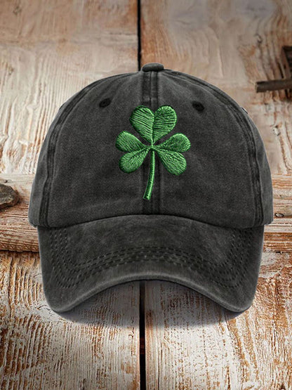 Unisex distressed cotton St. Patrick's Day hat