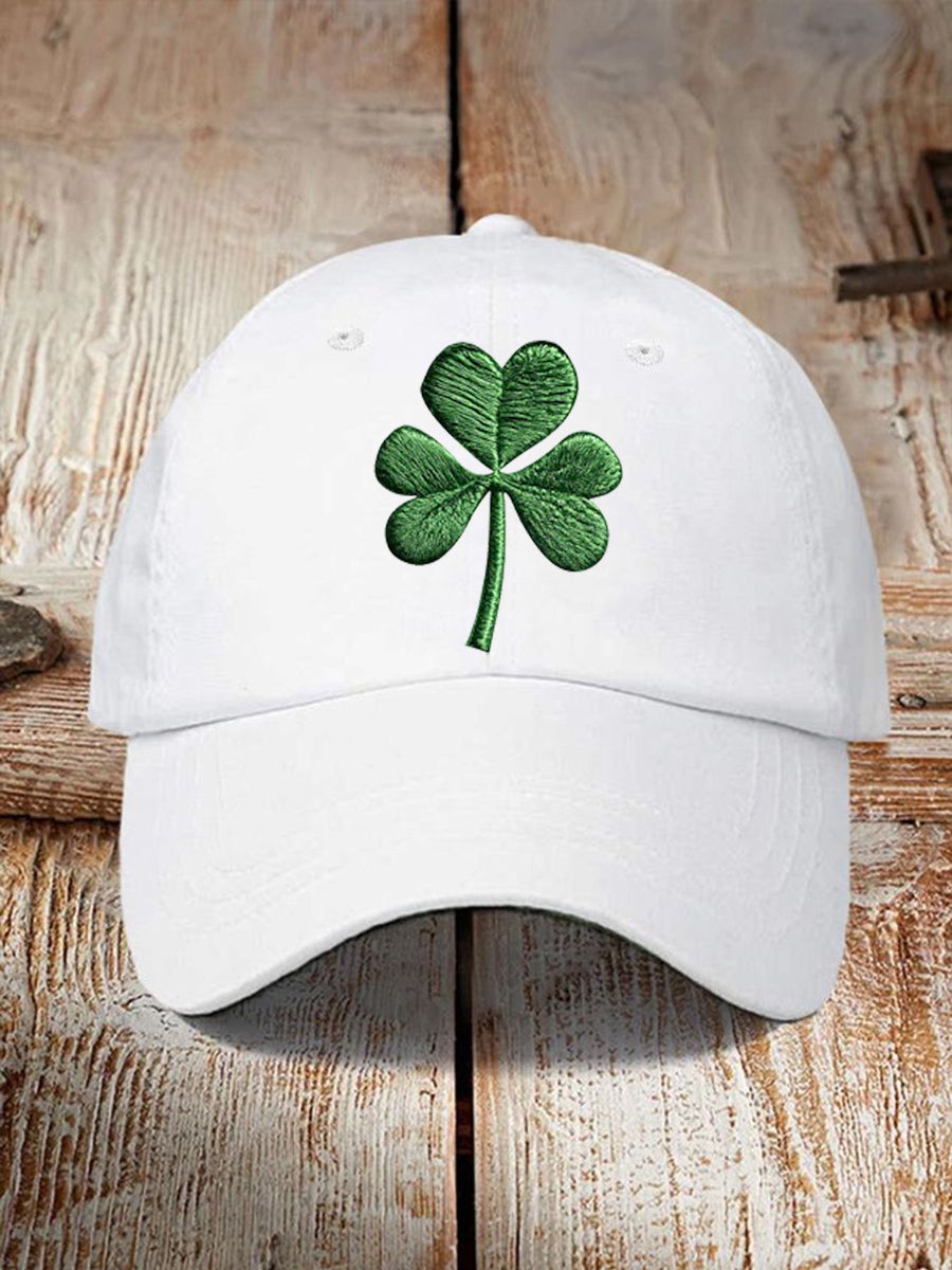 Unisex distressed cotton St. Patrick's Day hat
