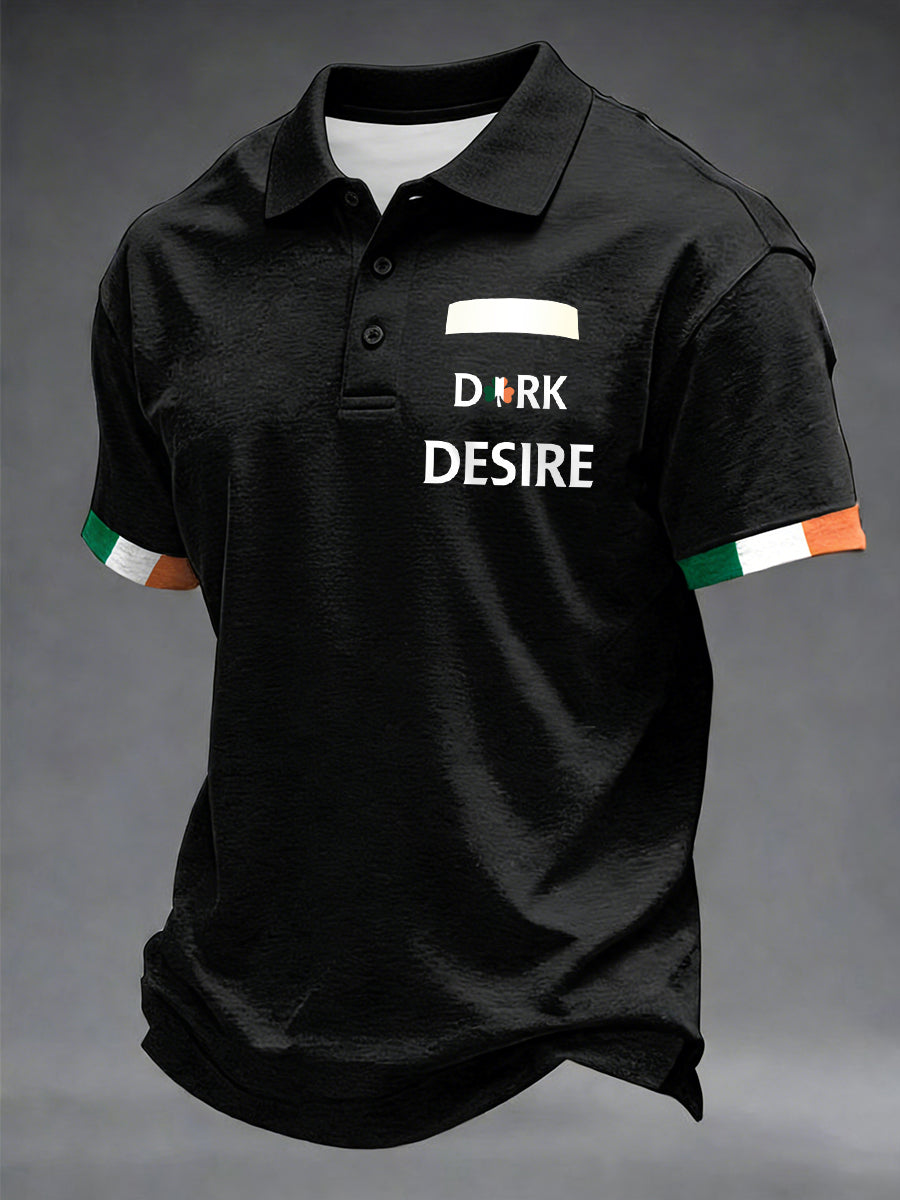 Men's Dark Desire Funny Dark Beer Print T-Shirt