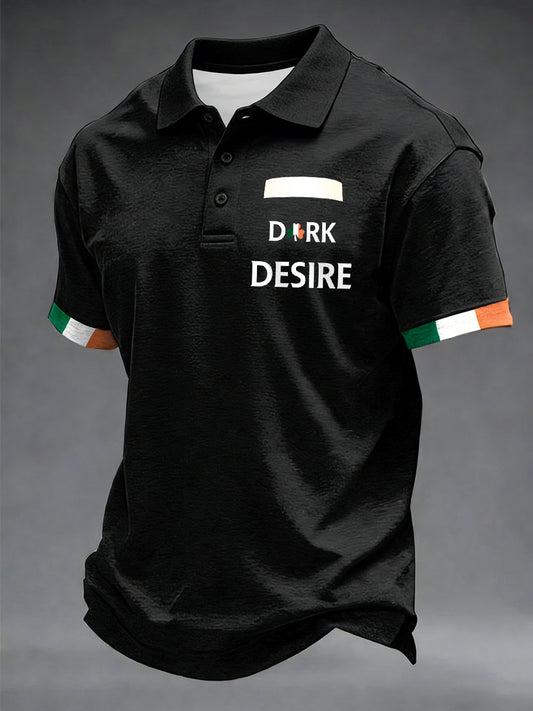 Men's Dark Desire Funny Dark Beer Print T-Shirt