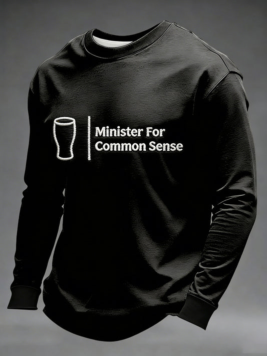 Men's St. Patrick's Day Beer Funny Crew Neck Sweatshirt