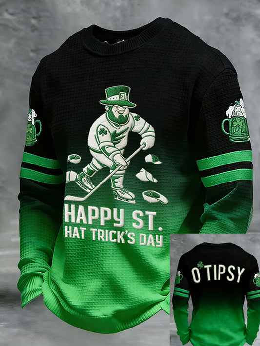 Men's St. Patrick's Day Printed Casual Top