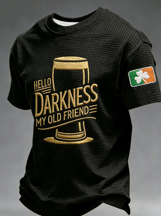 Lord have mercy My old friend Waffle short sleeves T-shirt