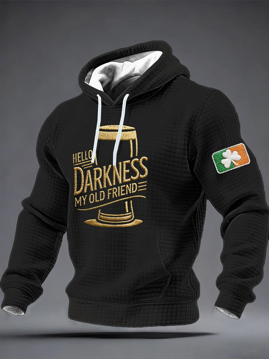 Men hey darkness My old friend Rubbed the cotton hug.