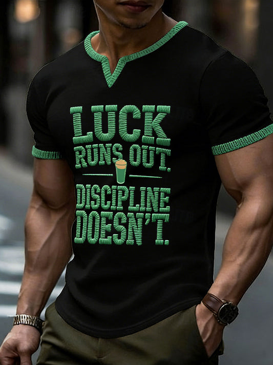 Men's Funny St. Patrick's Day Fitness Lover Printed T-shirt