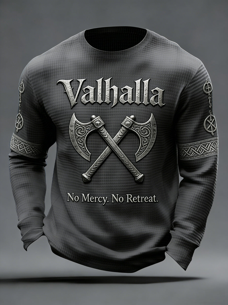 Men's Viking-style Waffle Knit Sweater