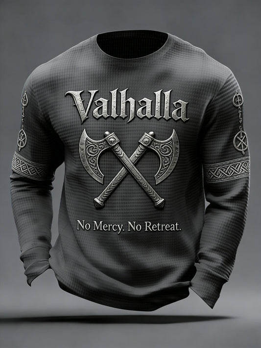 Men's Viking-style Waffle Knit Sweater