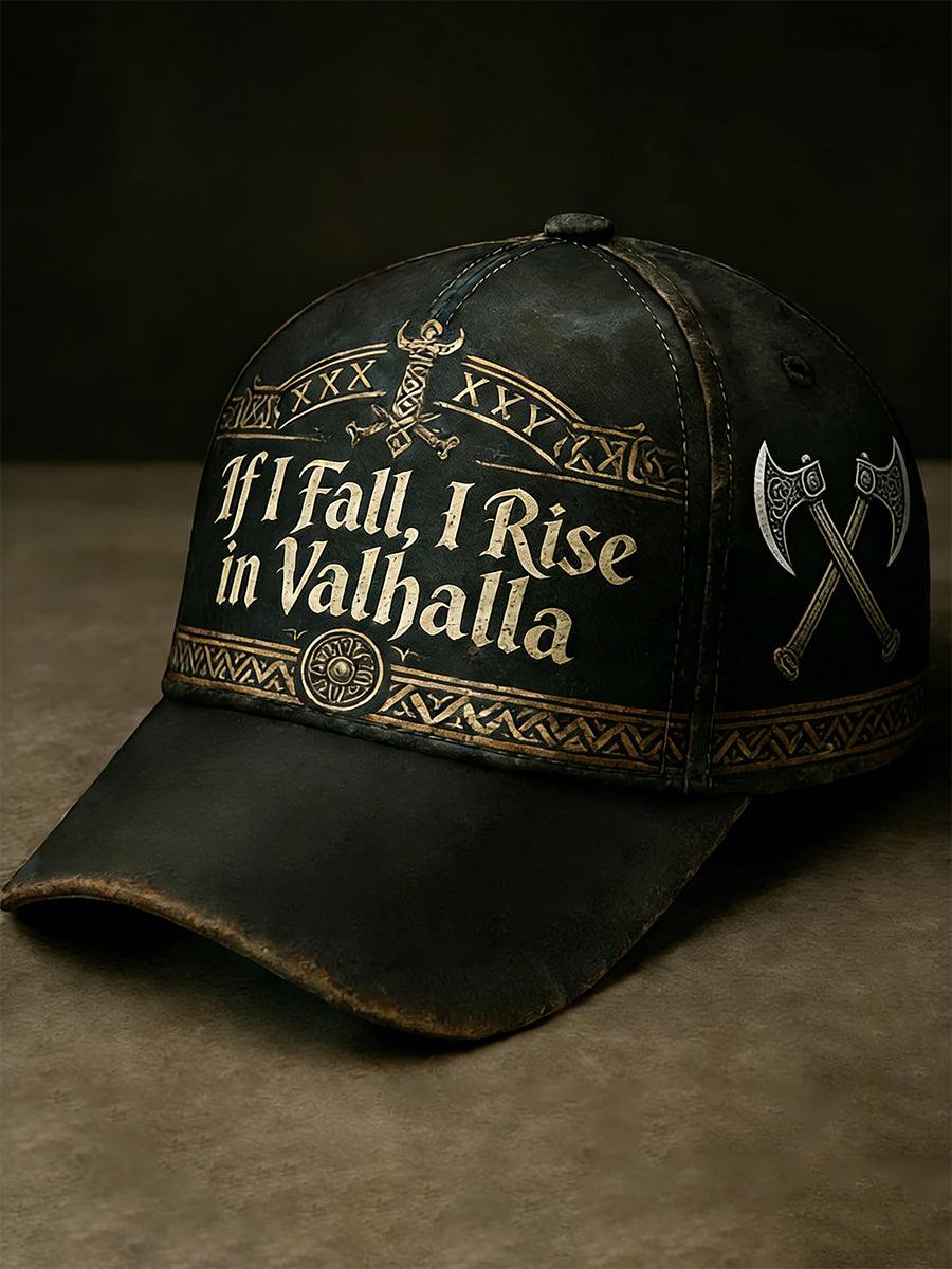 Om jag faller upp mig i Valhalla Vikinghatta