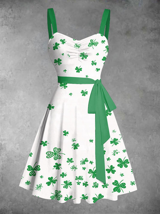 Women St. Patrick's Day Printed Casual Dress