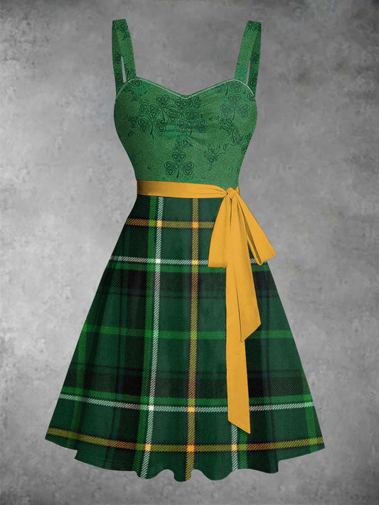 Women St. Patrick's Day Printed Casual Dress