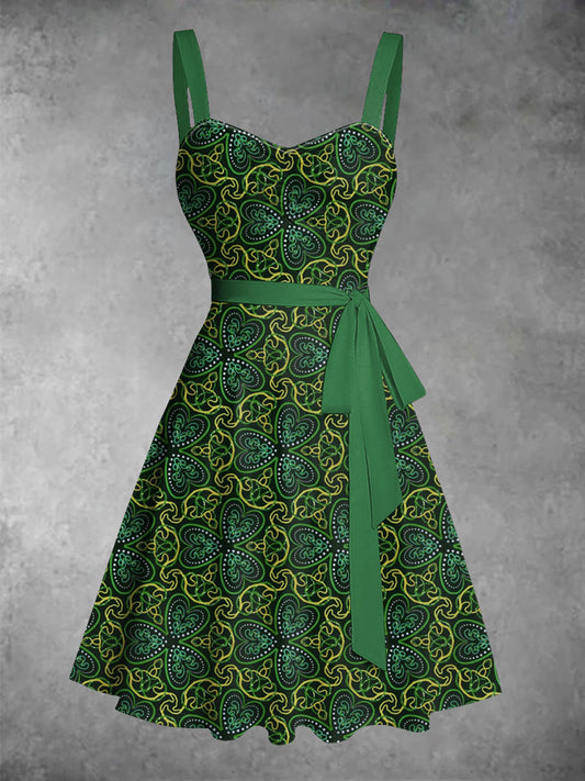 Women St. Patrick's Day Printed Casual Dress