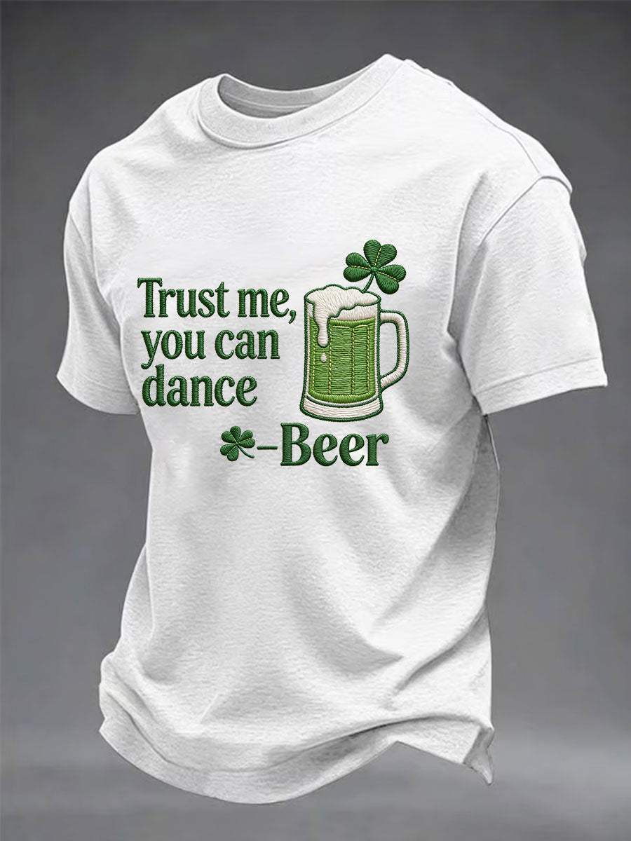 Mäns roliga St. Patricks dag T-shirt