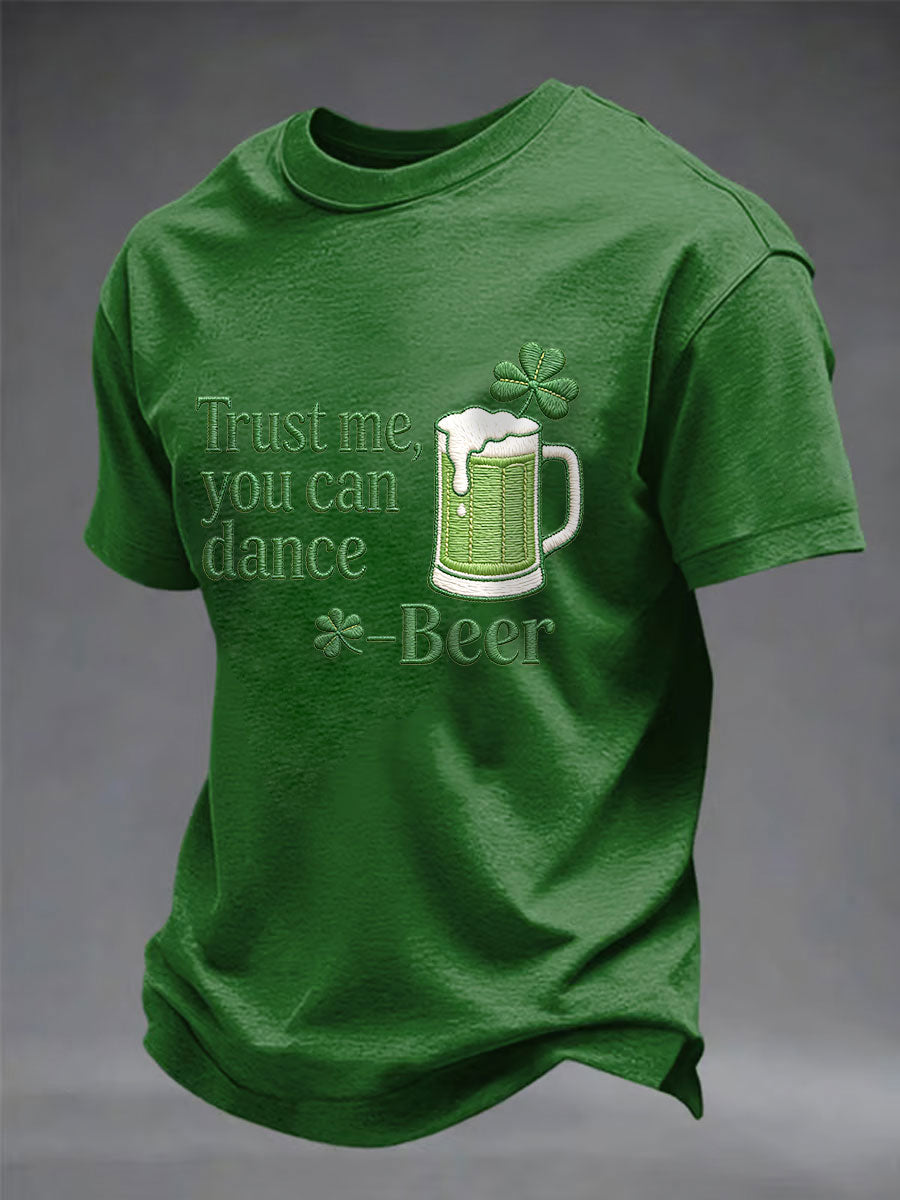 Mäns roliga St. Patricks dag T-shirt