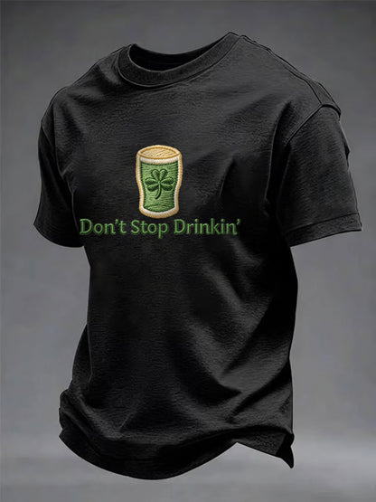 Mäns roliga St. Patricks dag T-shirt