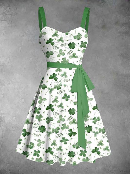 Women St. Patrick's Day Printed Casual Dress
